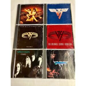Van Halen CD Bundle of 6.